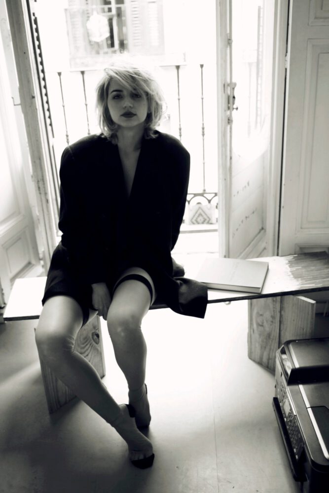 Ana De Armas Topless Hard Nipples See Through Mesh Icon Magazine