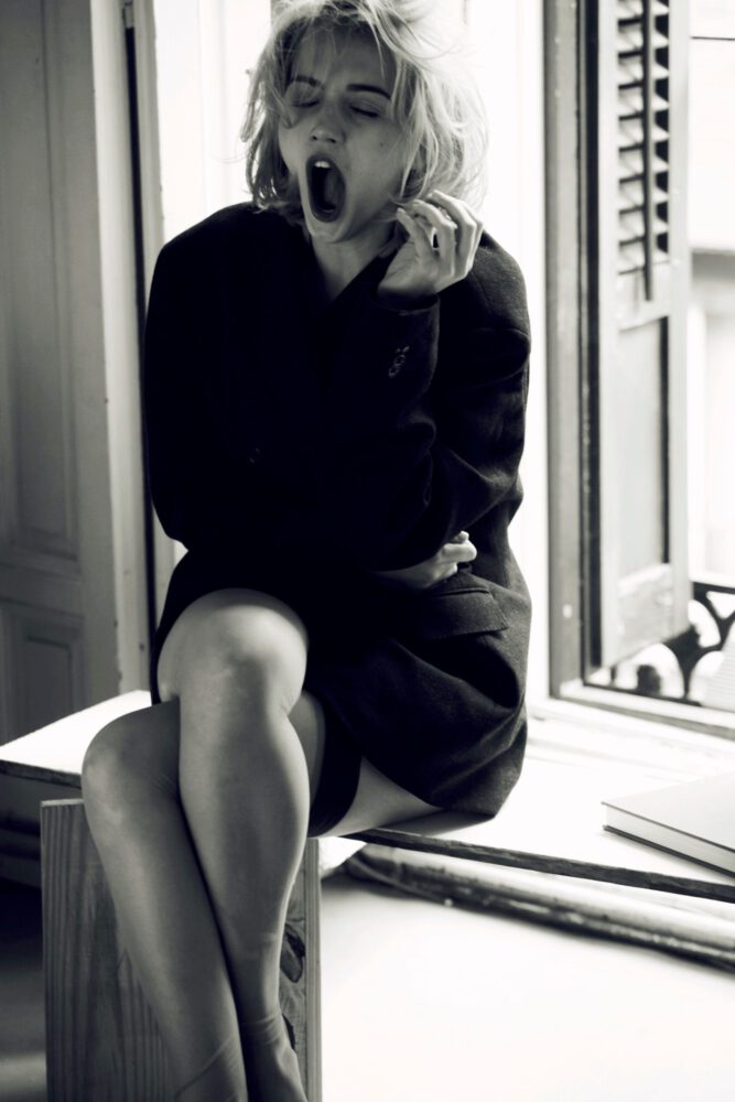 Ana De Armas Topless Hard Nipples See Through Mesh Icon Magazine