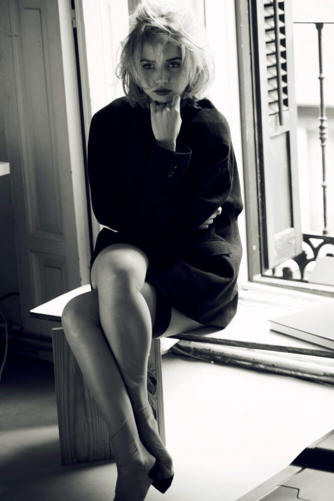 Ana De Armas Topless Hard Nipples See Through Mesh Icon Magazine