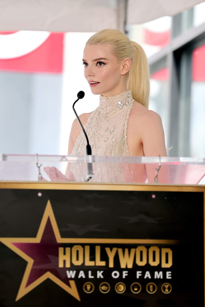 Anya Taylor Joy Legs Hollywood Walk Of Fame Miley Cyrus