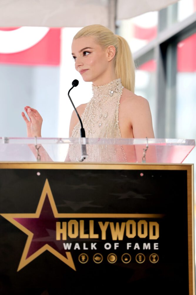 Anya Taylor Joy Legs Hollywood Walk Of Fame Miley Cyrus