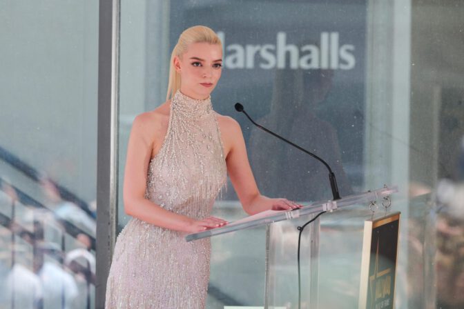 Anya Taylor Joy Legs Hollywood Walk Of Fame Miley Cyrus
