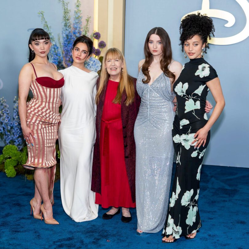 Chase Infiniti Curves Tight Alaia Floral Gown Disney Upfront
