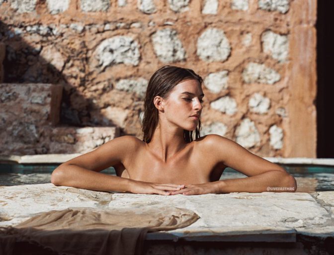 Emily Feld Sheer Mesh Lingerie Nipples Bubble Butt Livefast