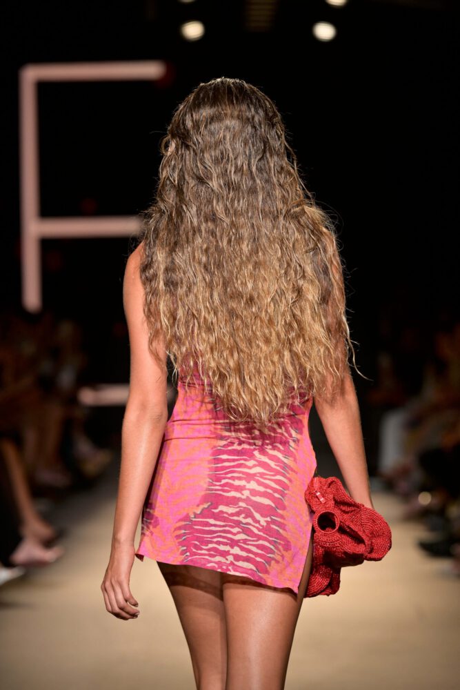 Maria Katarina Bare Breasts Sheer Dress Miami Swim Week