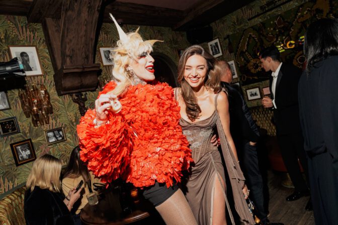 Miranda Kerr Cleavage Legs Sexy Dress Baz Luhrmann Monsieur Afterparty