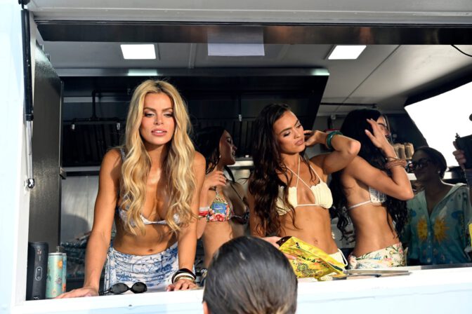 Nader Sisters Cleavage Bikini Miami Swim Week