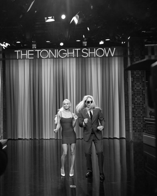 Olivia Dunne Tight Red Bodycon Mini Dress Jimmy Fallon Tonight Show