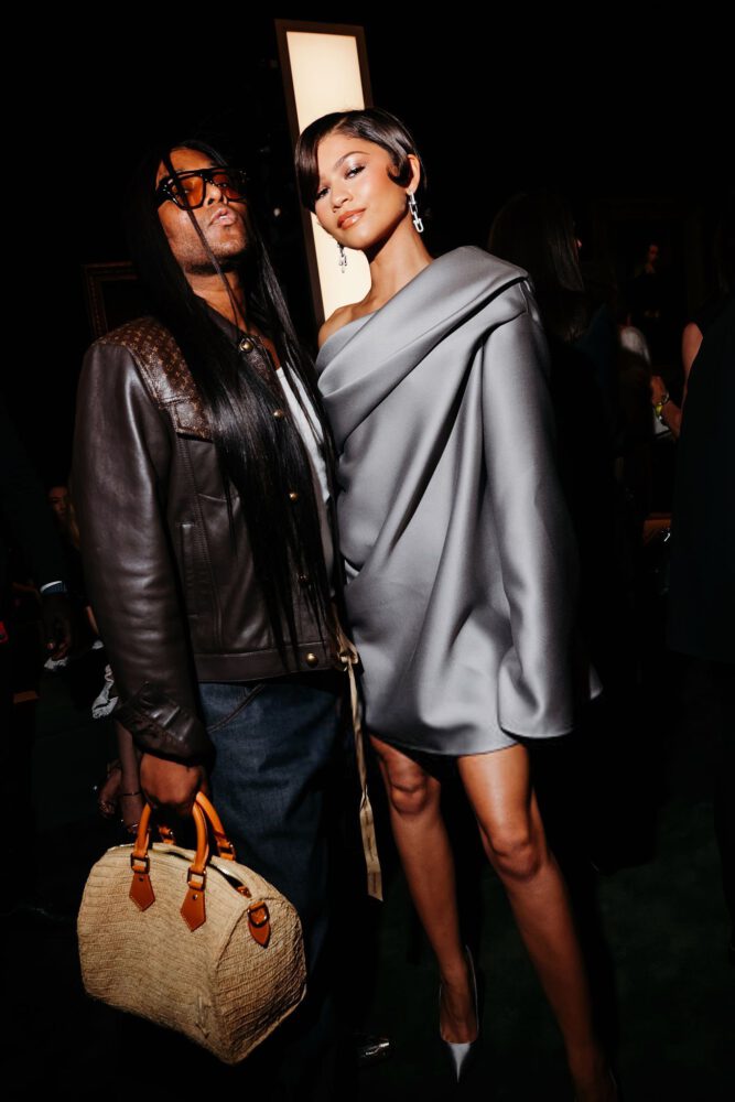 Zendaya Sexy Legs Louis Vuitton Mini Dress