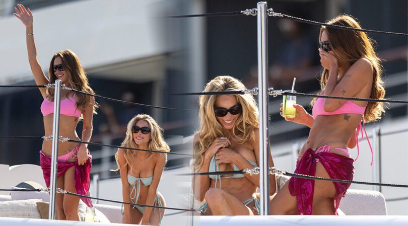 Alix Earle Suffers Wild Bikini Malfunction Beside Curvy Anastasia Karanikolaou in Monaco