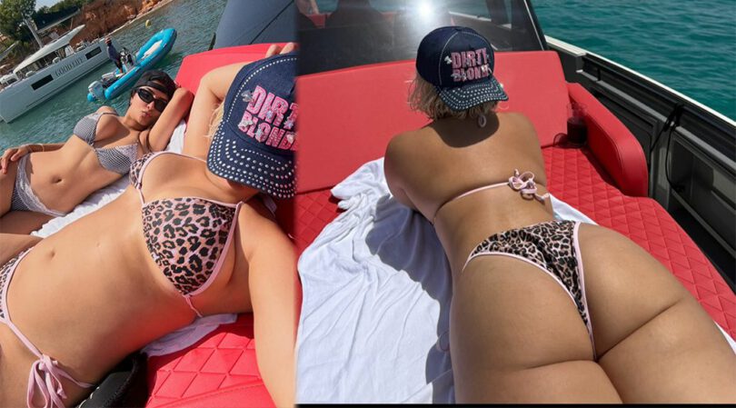 Thong Heatwave! Bebe Rexha Puts Her Juicy Ass On Full Display During Sultry Sunbathing Session