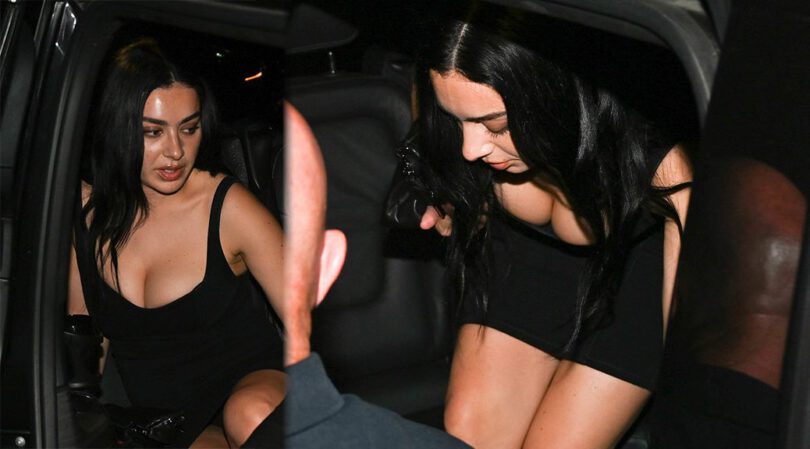 Charli XCX Spills Out of Tiny Black Dress with Wild Cleavage Tease in Paris!