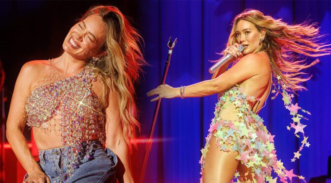 Hilary Duff Sexy On Stage