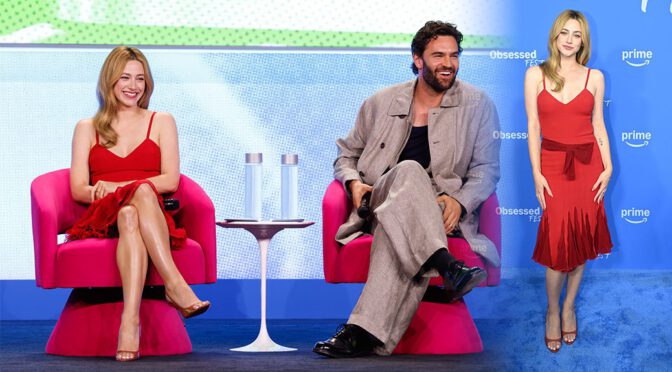 Lili Reinhart Is Flawless in a Vibrant Red Dress at Prime Video’s Obsessed Fest