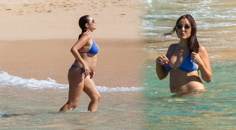 Olivia Culpo Shows Off Her Growing Pregnancy Glow During a Relaxing Beach Day in Mexico