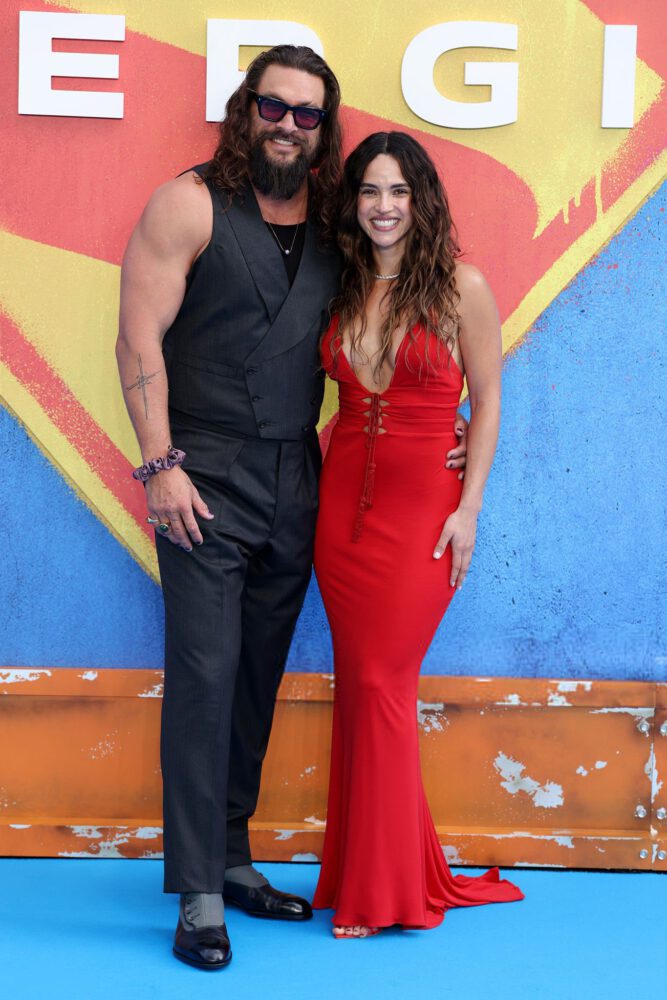 Adria Arjona Red Dress Cleavage Booty Supergirl Event London