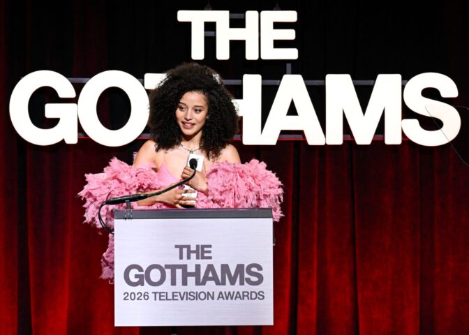 Chase Infiniti Hot Cleavage Pink Dress Gotham