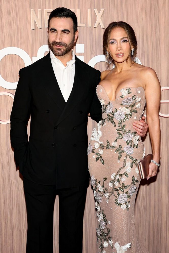 Jennifer Lopez Cleavage Netflix Premiere Corset Gown