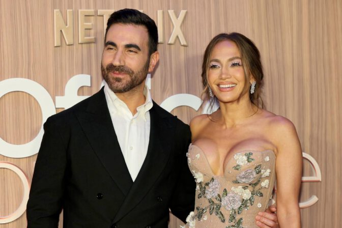 Jennifer Lopez Cleavage Netflix Premiere Corset Gown
