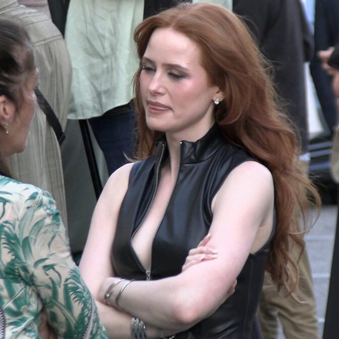 Madelaine Petsch Sexy Body Leather Curves