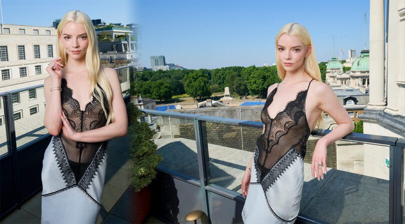 Anya Taylor-Joy’s Sexy Lace Dress Steals the Show at Lucky Photocall