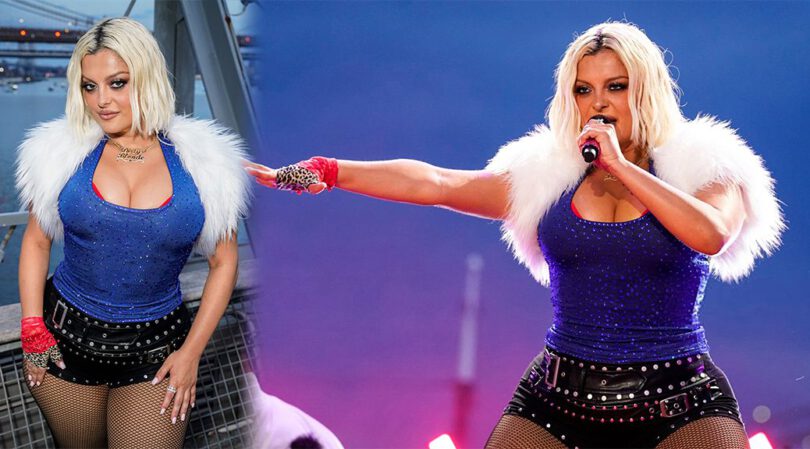 Bebe Rexha’s Cleavage Steals the Macy’s Fourth of July Fireworks Show in NYC!