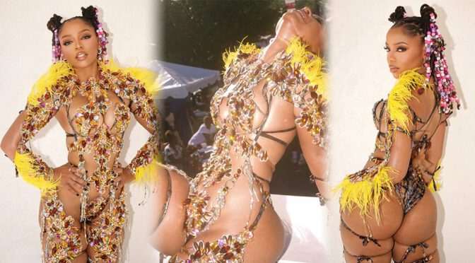 Chloe Bailey Sexy Body Skimpy Outfit
