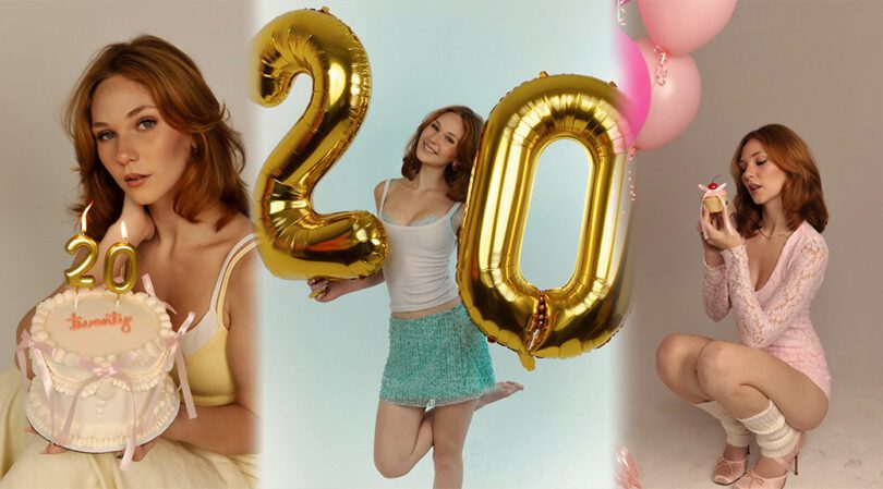 Lily Brooks O’Briant Goes Ultra-Sexy In Flirty 20th Birthday Photoshoot