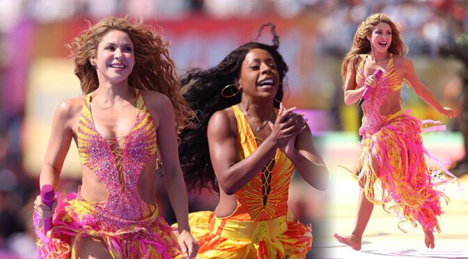 Shakira’s World Cup Halftime Show Stuns: Barefoot, Bedazzled, and Absolutely Unstoppable in Pink Fringe