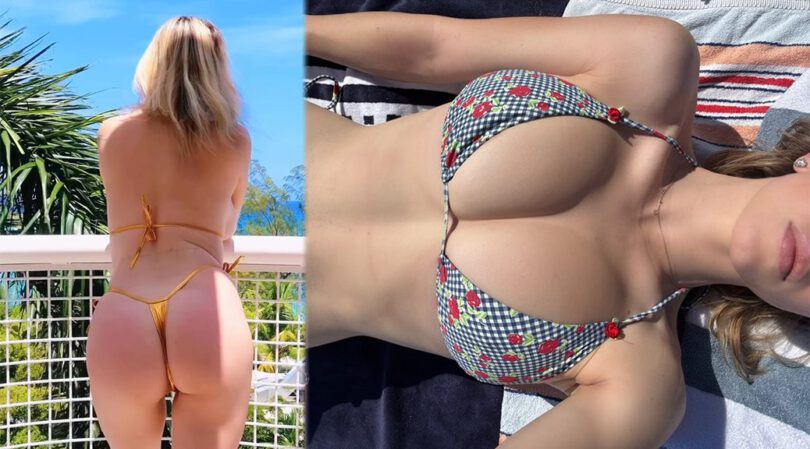 Sydney Sweeney’s Perfect Boobs Steal the Show as Caroline Vreeland’s Tiny Thong Leaves Nothing to the Imagination