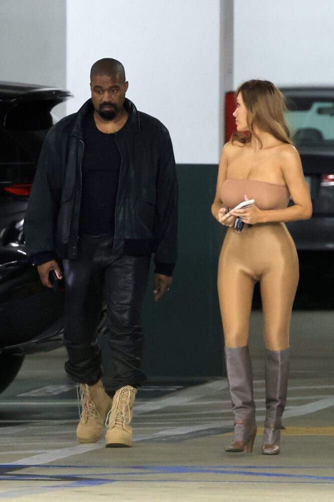 Bianca Censori Nude Bodysuit Big Ass Boobs Los Angeles