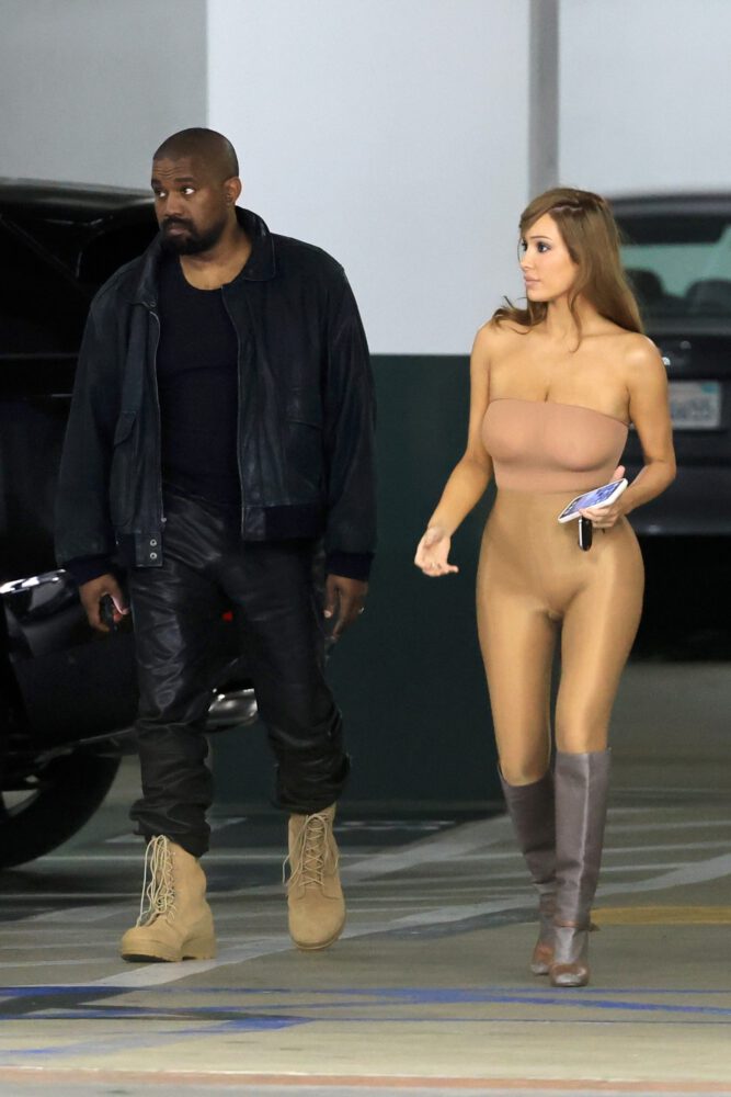 Bianca Censori Nude Bodysuit Big Ass Boobs Los Angeles