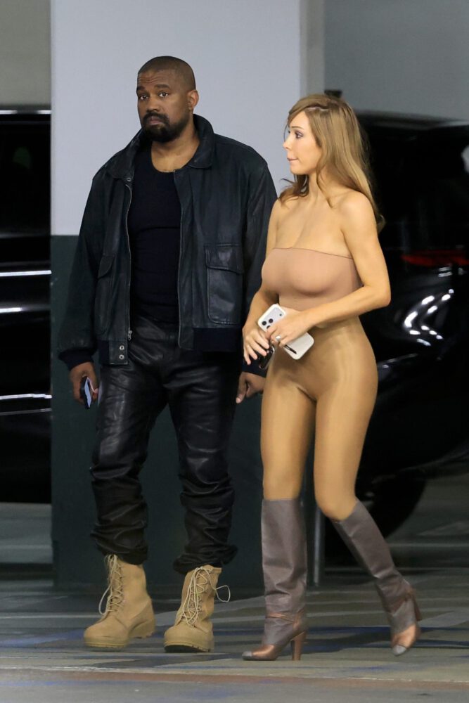 Bianca Censori Nude Bodysuit Big Ass Boobs Los Angeles