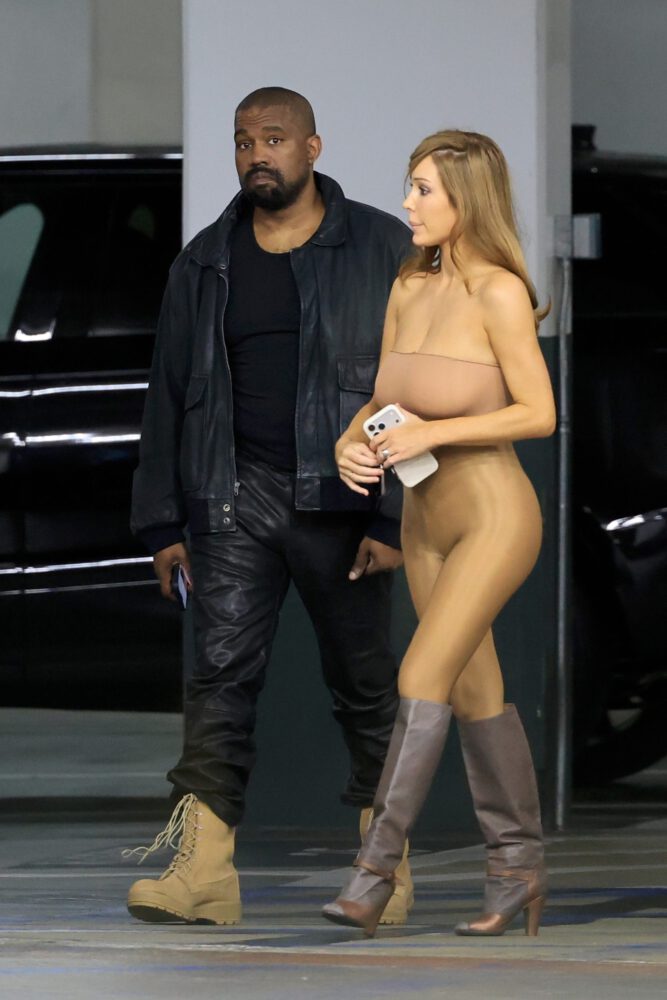 Bianca Censori Nude Bodysuit Big Ass Boobs Los Angeles