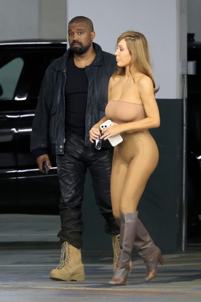 Bianca Censori Nude Bodysuit Big Ass Boobs Los Angeles
