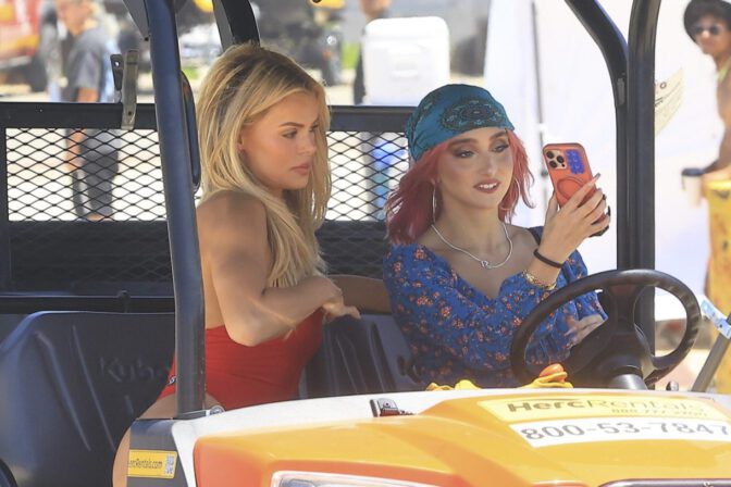 Brooks Nader Baywatch Reboot Set Red Swimsuit Sexy Body