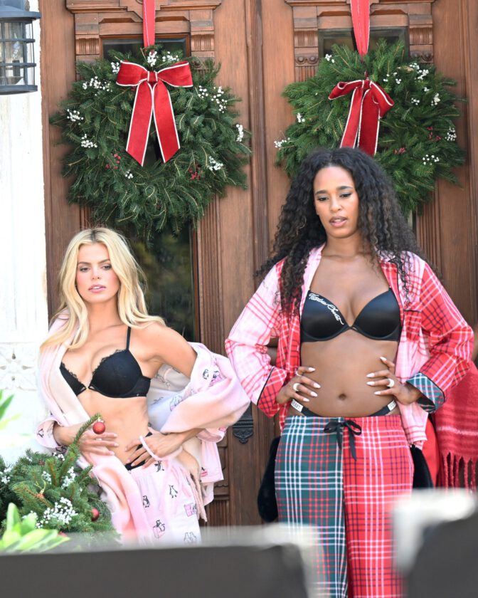 Brooks Nader Nipslip Bra Slip Wardrobe Mishap Victorias Secret Christmas Nyc