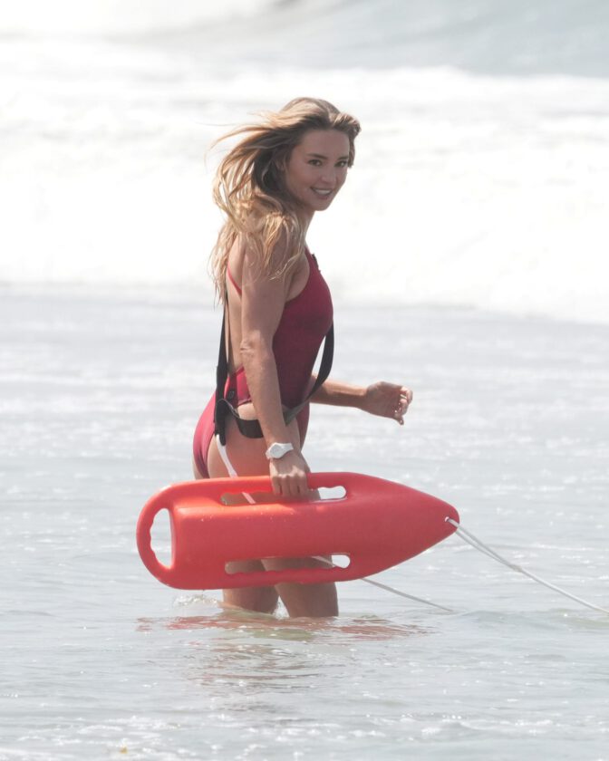 Hassie Harrison Big Boobs Baywatch Swimsuit