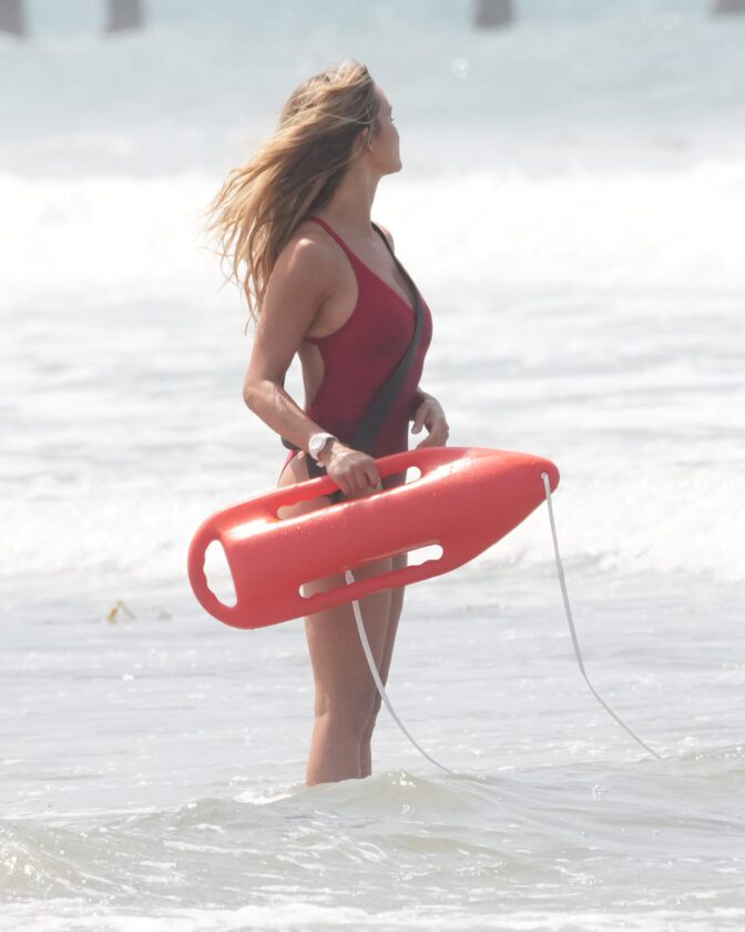 Hassie Harrison Big Boobs Baywatch Swimsuit