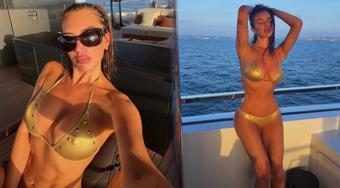 Anastasia Karanikolaou Sexy Bikini Boobs