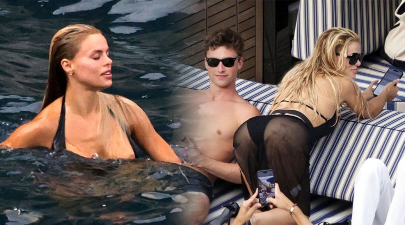 Brooks Nader Exposes Nipple and Massive Sideboob in Wild Capri Swimsuit Slip (NSFW)