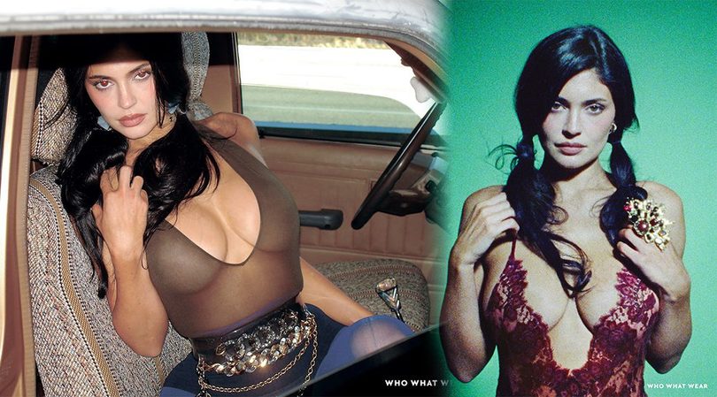 Kylie Jenner Flaunts Massive Cleavage And Goes Braless In Racy Who What Wear Shoot