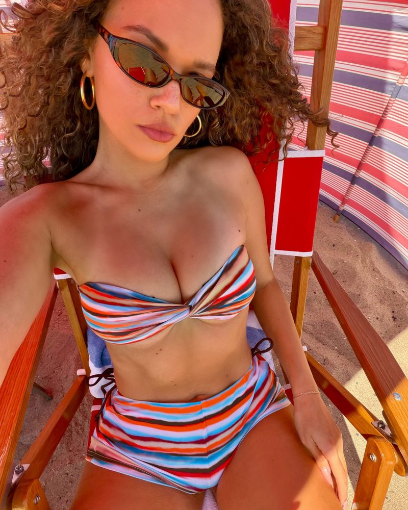 Madison Pettis Boobs Sexy Bikini