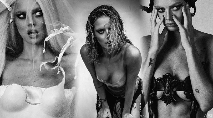 Samara Weaving’s A Shot Magazine Spread Is Pure Heat – Transparent Latex, Sculpted Cups and That Unblinking Stare
