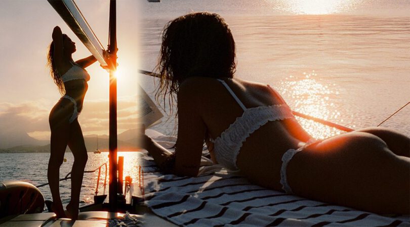 Tatiana Panakal’s Yacht Ass Takes Over Mallorca in That Tiny White Bikini