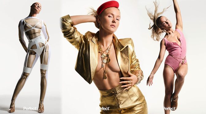 Zara Larsson Goes Full Braless Bombshell in Perfect Magazine – Gold Jacket, Orange Ass, Zero Restraint