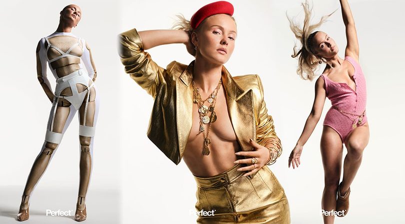 Zara Larsson Goes Full Braless Bombshell in Perfect Magazine โ Gold Jacket, Orange Ass, Zero Restraint