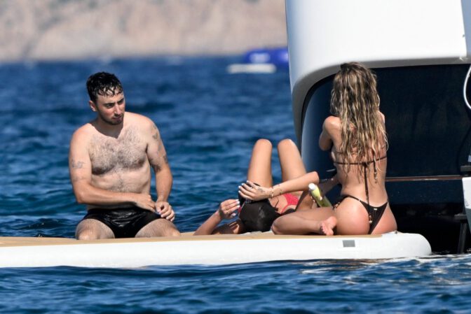 Alix Earle Tiny Brown Bikini Booty Sardinia Yacht