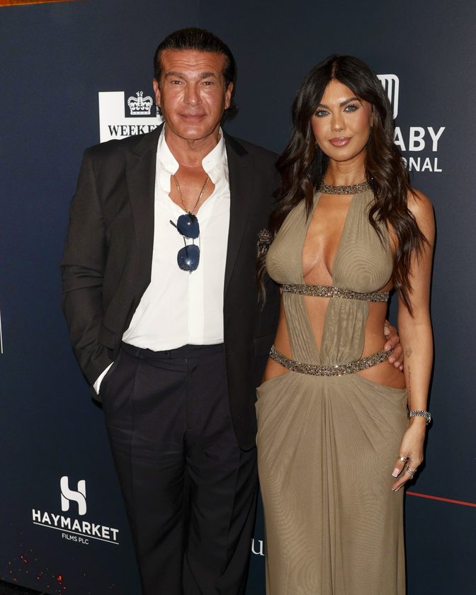 Belle Hassan Boobs Cleavage Olive Cutout Dress London