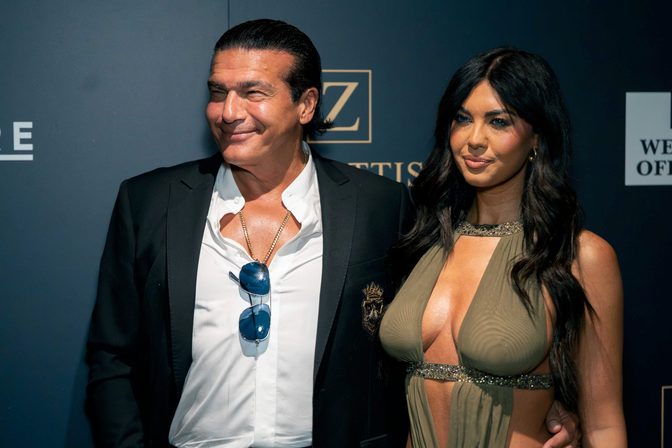 Belle Hassan Boobs Cleavage Olive Cutout Dress London